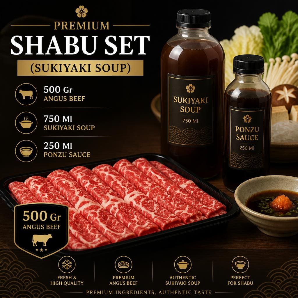 Premium Shabu Set Sukiyaki Soup Shaburi